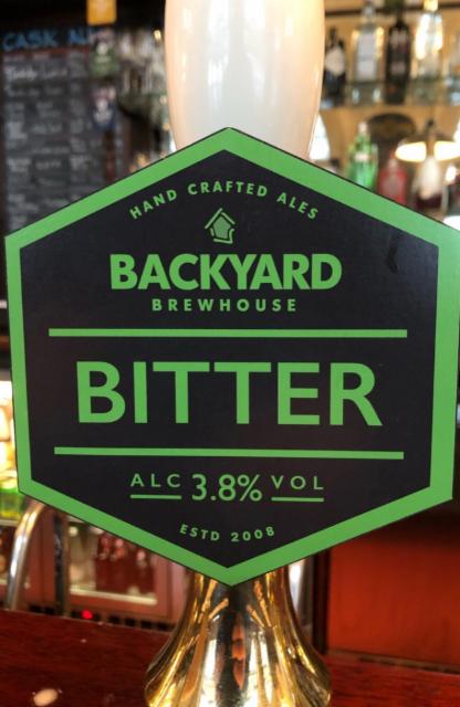 Bitter 3.8%, Backyard Brewhouse, England