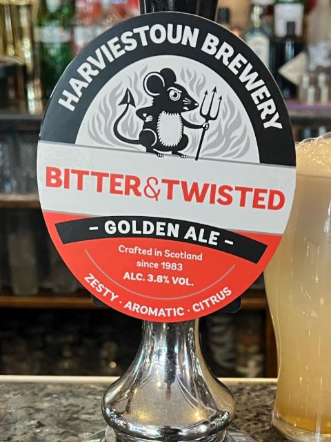 Bitter & Twisted 3.8%, Harviestoun Brewery, Scotland