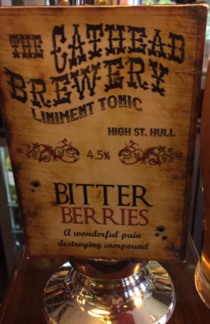Bitter Berries 4.5%, Cat Head Brewery, England
