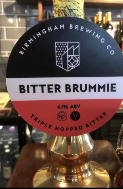 Bitter Brummie 4.1%, Birmingham Brewing Company, England