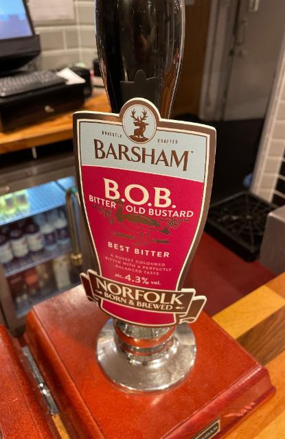 Bitter Old Bustard 4.3%, Barsham Brewery, England