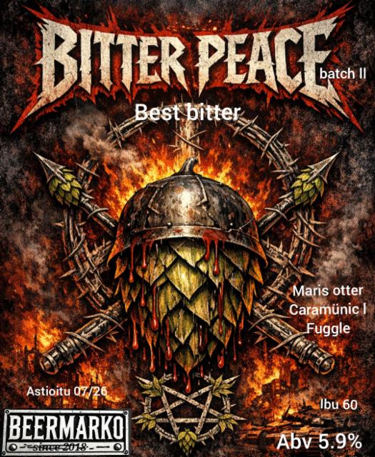 bitter piece (2. Säkeistö) 5.9%, beerMarko, Finland