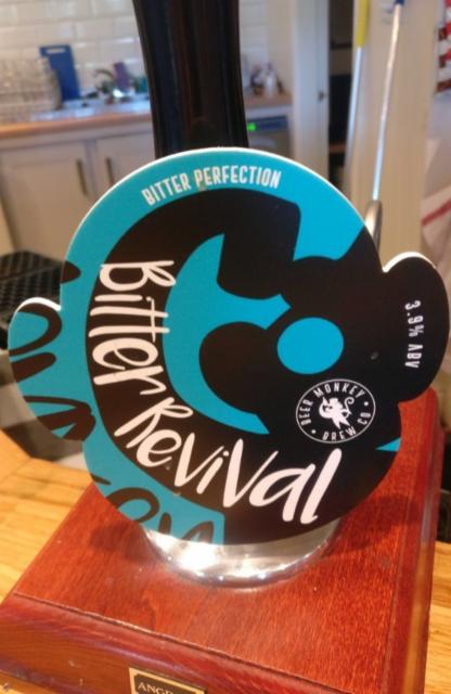 Bitter Revival 3.9%, Beer Monkey Brew Co, England