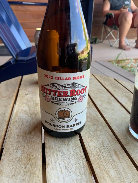 2023 Cellar Series: Bourbon Barrel Aged Porter 8.5%, Bitter Root Brewing, United States