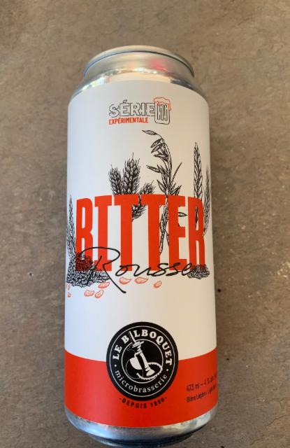 Bitter Rousse 4.0%, Le Bilboquet, Canada