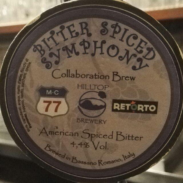 Bitter Spiced Symphony 4.4%, Hilltop Brewery (Lazio), Italy