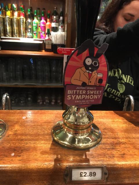 Bittersweet symphony 3.8%, Jack Rabbit Brewing Co., England