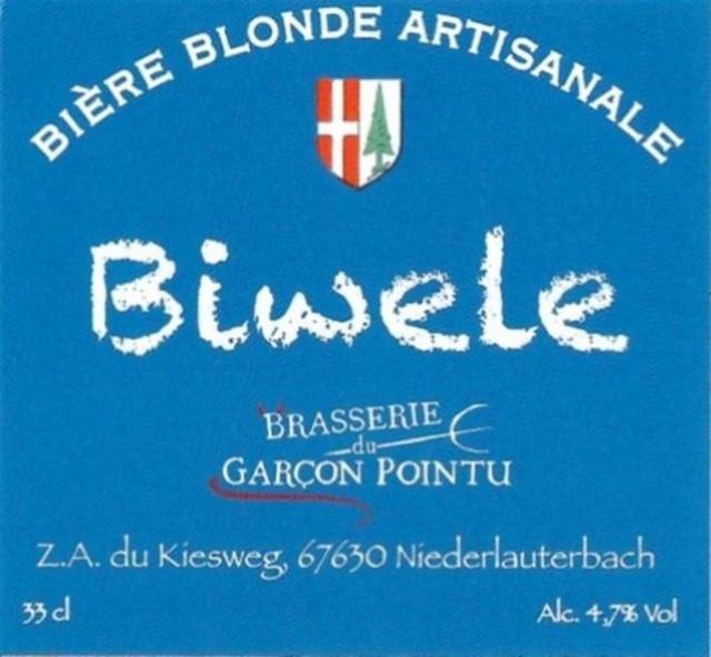 Biwele 4.7%, Brasserie Du Garçon Pointu, France