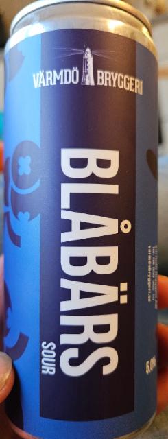 Blåbärs sour 5.0%, Värmdö Bryggeri, Sweden