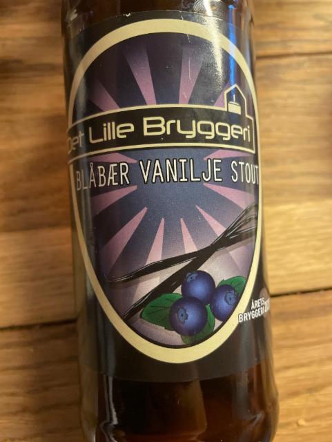 Blåbær vanilje stout, Det Lille Bryggeri