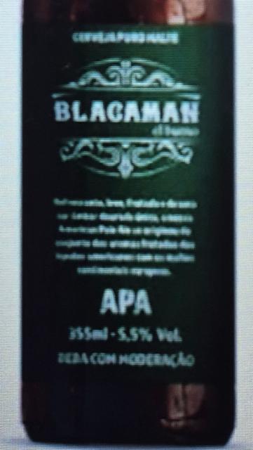 BlacaMan APA 5.5%, Cervejaria BlacaMan, Brazil