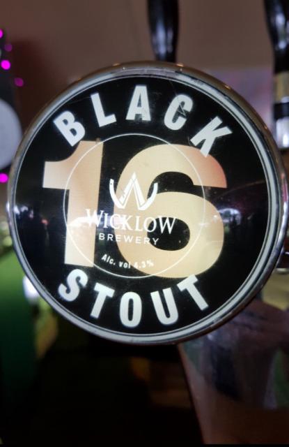 Black 16 Stout 4.3%, Wicklow Wolf Brewing, Ireland