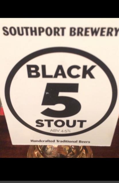Black 5 Stout 4.5%, Southport Brewery, England