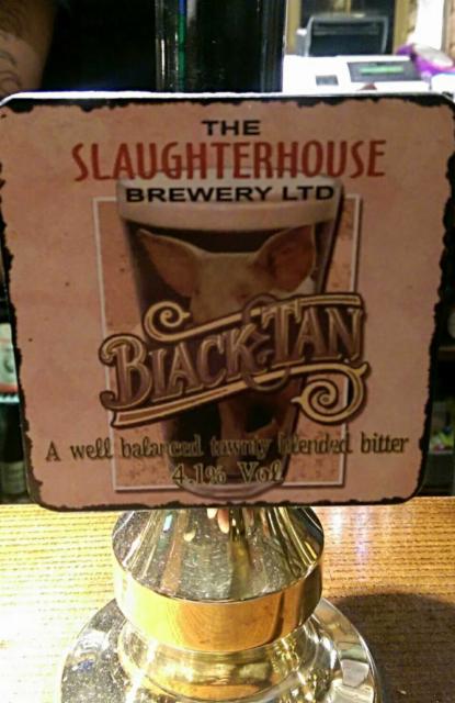 Black & Tan 4.1%, The Slaughterhouse Brewery, England