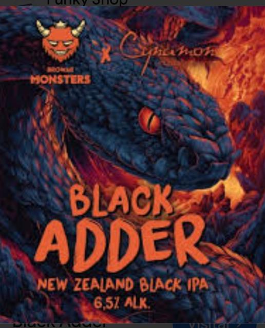 black adder 6.5%, Browar Monsters, Poland
