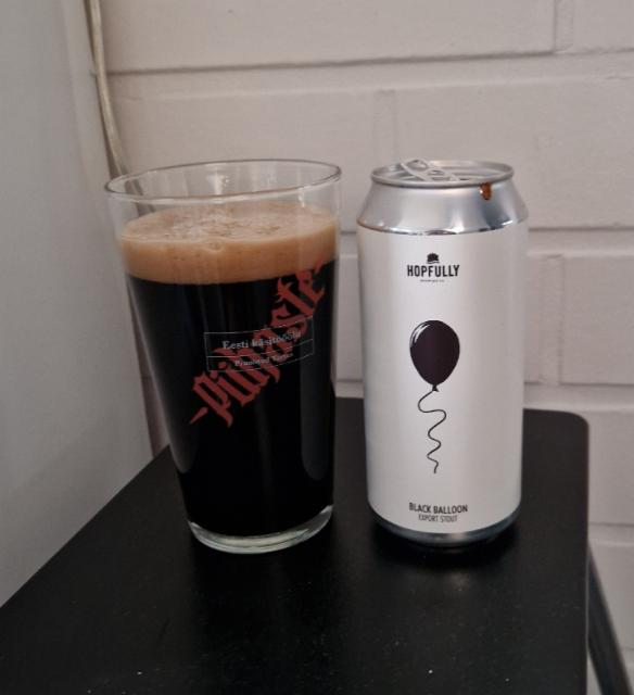 black balloon 6.7%, Hopfully Brewing, Ireland