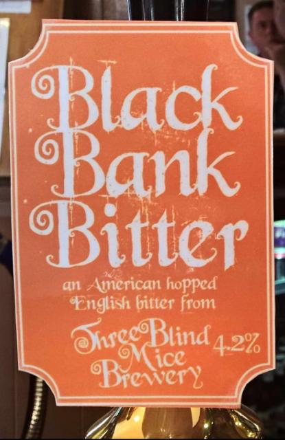 Black Bank Bitter 4.2%, Three Blind Mice Brewery, England