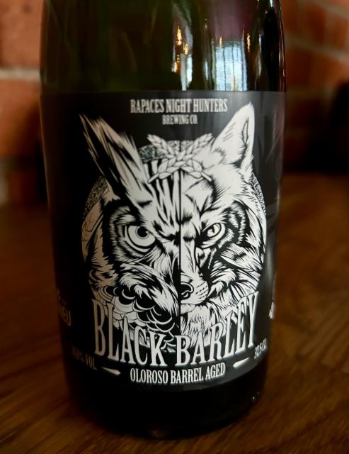 Black Barley Oloroso Barrel aged 14.0%, Rapaces Night Hunters Brewing Co., Spain