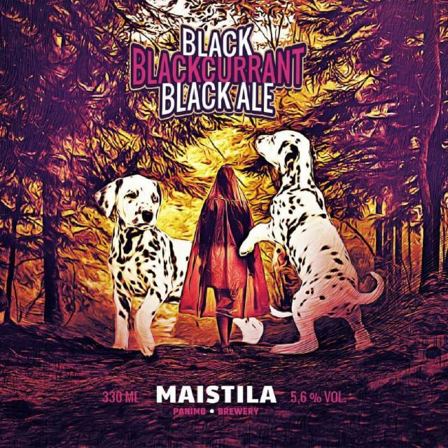 Black Blackcurrant Black Ale 5.6%, Maistila, Finland
