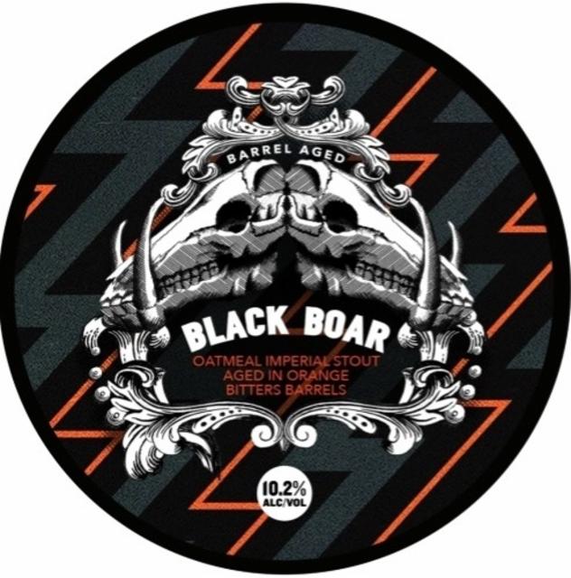 Black Boar - Orange Bitter Barrels 10.2%, The White Hag Brewing Company, Ireland