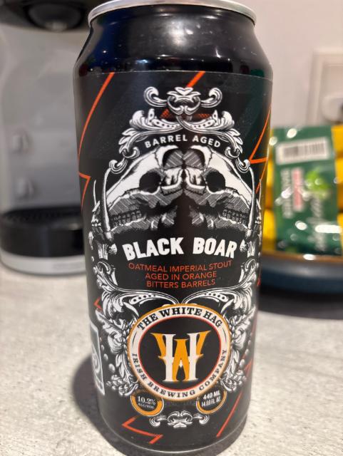 Black Boar Aged In Orange Bitter Barrels, The White Hag Brewing Company