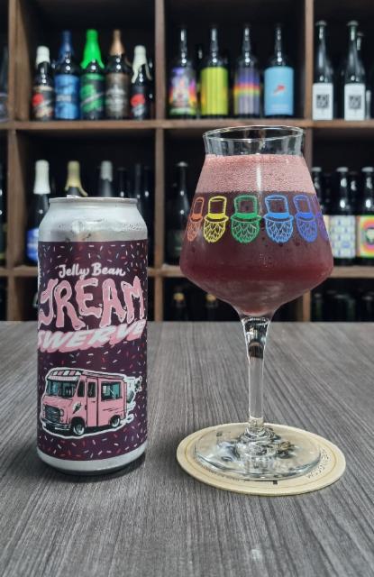 Black cherry / cotton candy jelly bean jream swerve 6.0%, Fourscore beer co, United States