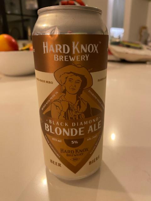 Black diamond blonde ale, Hard Knox Brewery