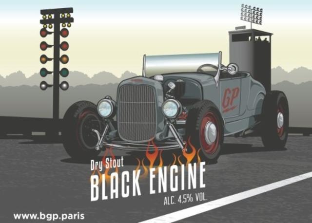 Black Engine 4.5%, Brasserie Du Grand Paris, France
