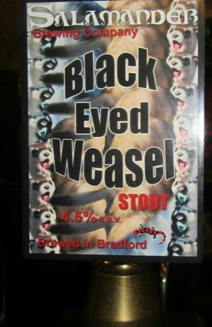Black Eyed Weasel 4.5%, Salamander Brewing Company, England