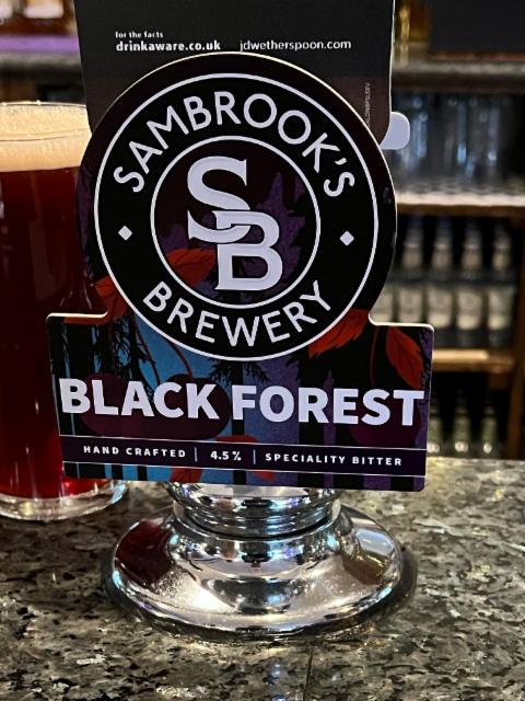 Black Forest 4.5%, Sambrook's Brewery, England