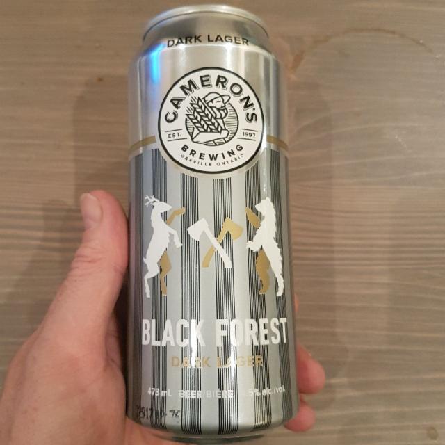 Black Forest Dark Lager 4.5%, Cameron's Brewing Company, Canada