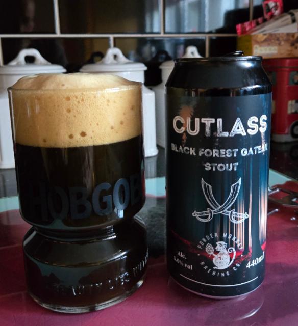 Black forest Gateau stout 5.0%, Powder Monkey Brewing Co., England