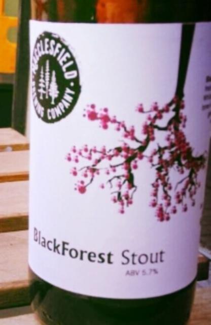 Black Forest Stout 5.7%, Macclesfield Brewing Co., England