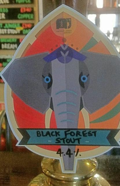 Black Forest Stout 4.4%, Abstract Jungle Brewery, England