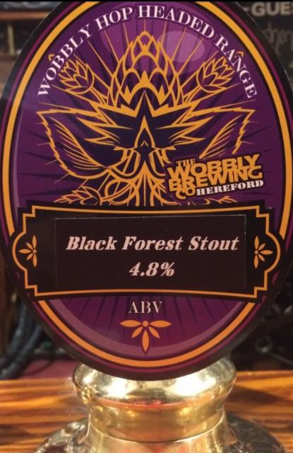 Black Forest Stout 4.8%, The Wobbly Brewing Company, England