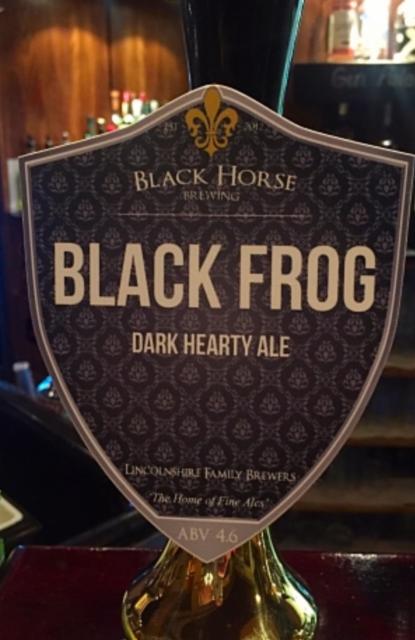 Black Frog 4.6%, Black Horse Brewing, England