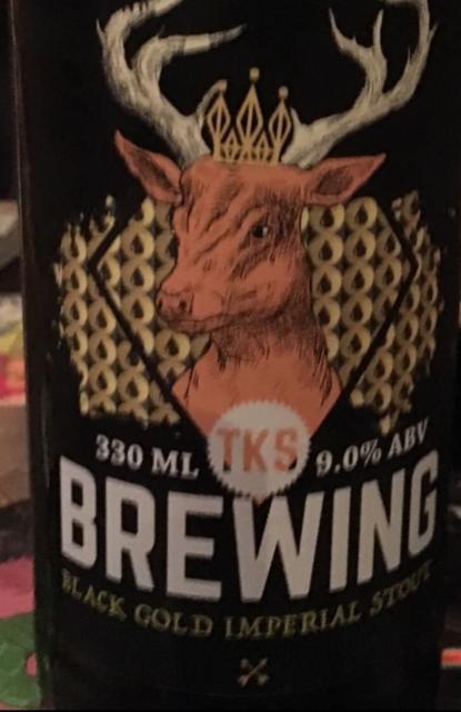Black Gold Imperial Stout 9.0%, TKS, England