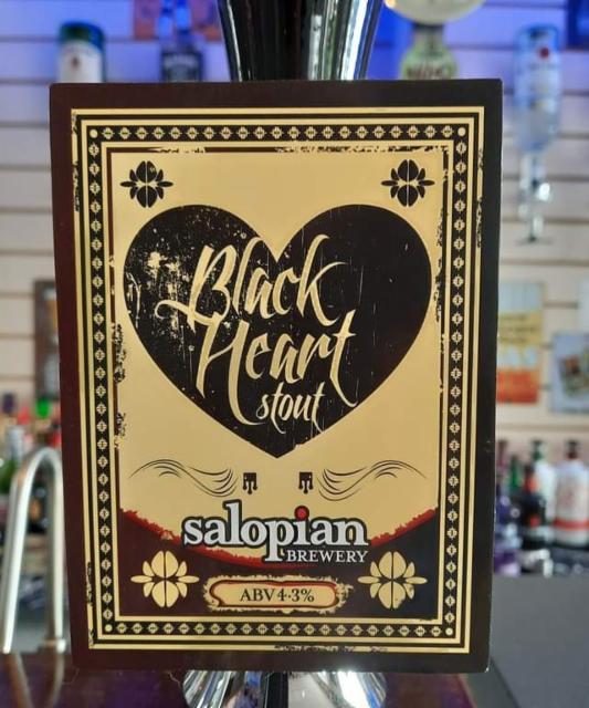 Black Heart Stout 4.3%, Salopian Brewery, England