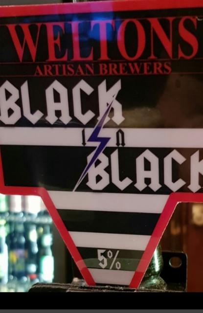 Black In Black 5.0%, Weltons Brewery Ltd, England