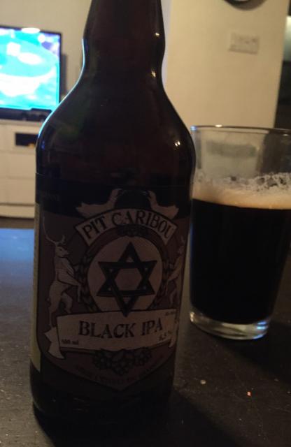 Pit Caribou Black IPA 6.5%, Microbrasserie Pit Caribou, Canada