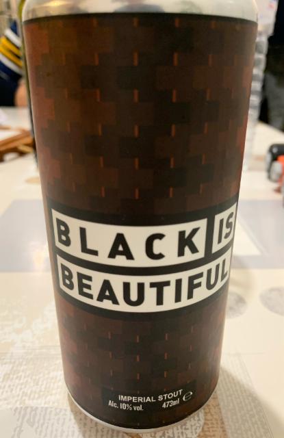 Black is beautiful 10.0%, New Image Brewing Company, United States