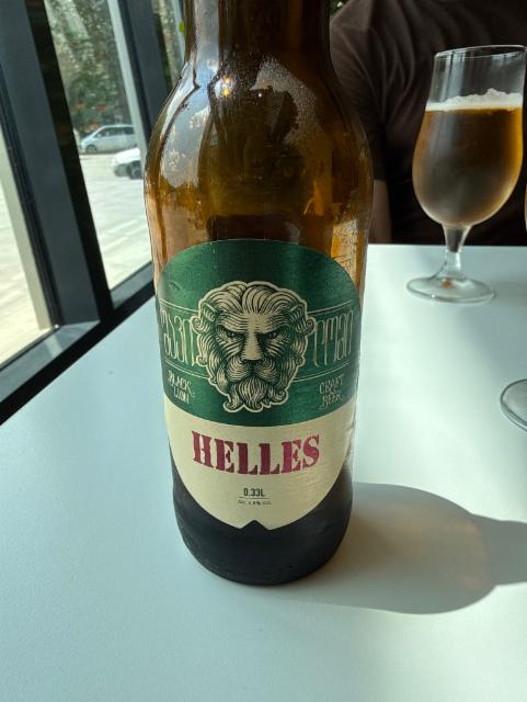 Black Lion Helles 4.8%, Black lion, Georgia