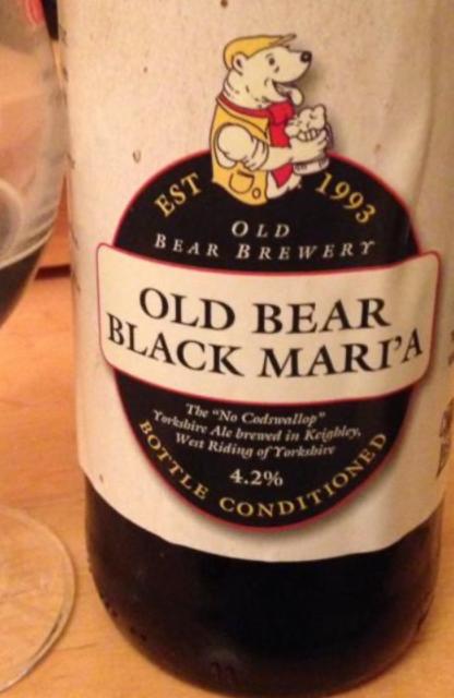 Black Mari'a 4.2%, Old Bear Brewery, England