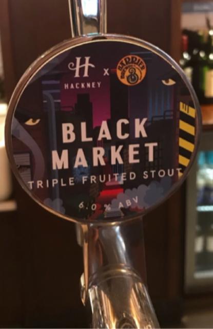Black Market 6.0%, Hackney Brewery, England