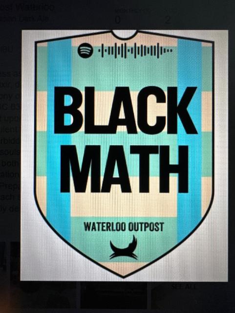 Black Math, BrewDog Outpost Waterloo