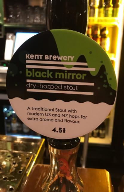 Black Mirror 4.5%, Kent Brewery, England