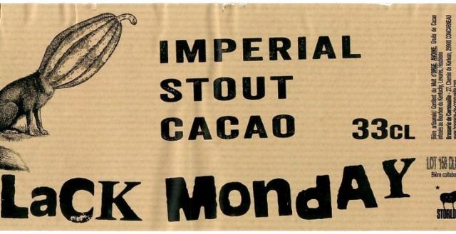 Black Monday Imperial Stout Cacao 9.0%, Brasserie De Cornouaille (Storlok), France