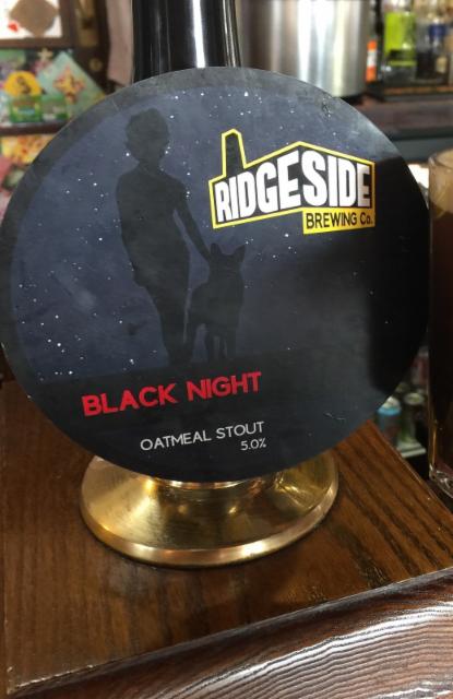 Black Night 5.0%, Ridgeside Brewery, England
