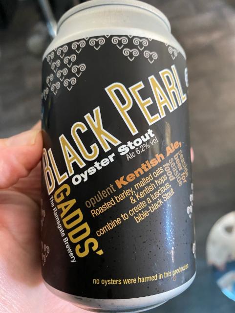 Black Pearl Oyster Stout, Gadds' The Ramsgate Brewery