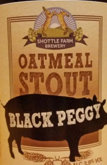 Black Peggy 3.9%, Shottle Farm Brewery, England